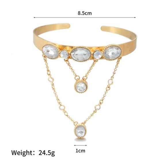 ⭐️ Awesome Rhinestone Tassel Arm Band ⭐️ - Picture 2 of 4